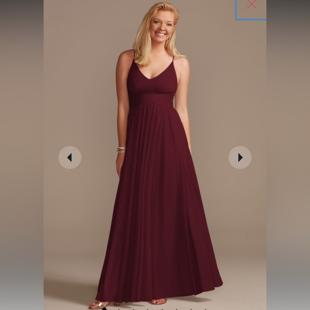 COPY - David’s Bridal F20052 Wine Dress Size 14